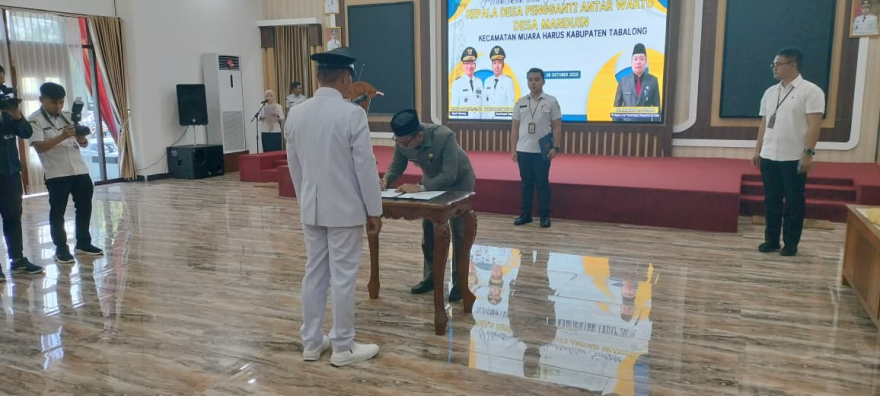 Pelantikan Kepala Desa PAW (Pengganti Antar Waktu)