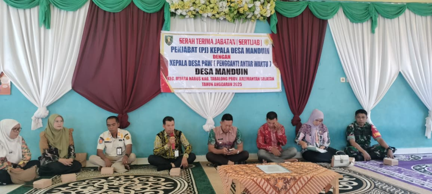 Serah Terima Jabatan Kepala Desa (SERTIJAB) Manduin